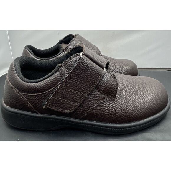 OrthoFeet Broadway Brown G520 Orthopedic Diabetic Shoes Mens 9.5 4E Extra Wide main image 5
